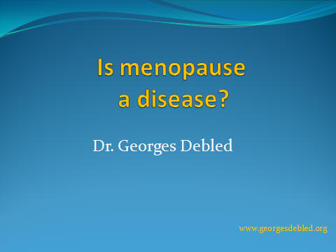 is menopause a disease